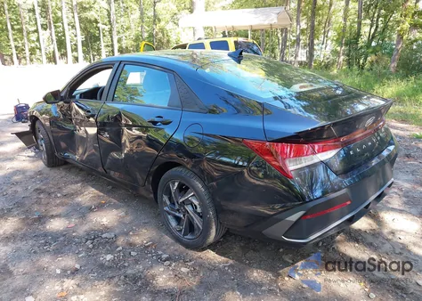 2025 Hyundai Elantra Sel Sport from USA, damaged, VIN KMHLM4DG9SU973191